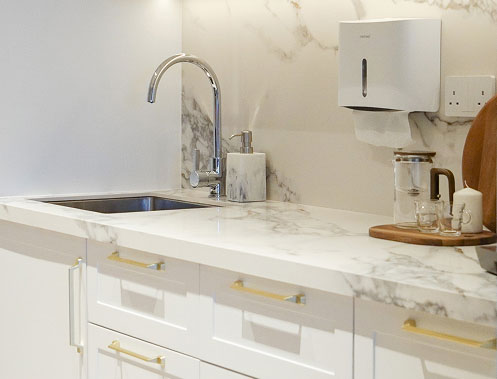 Illuminated Open Shelves